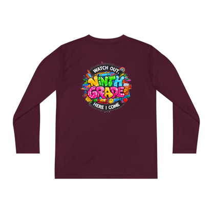 Ninth Grade Crewneck Long Sleeve — "Watch Out Ninth Grade Here I Come" Back-to-School Tee