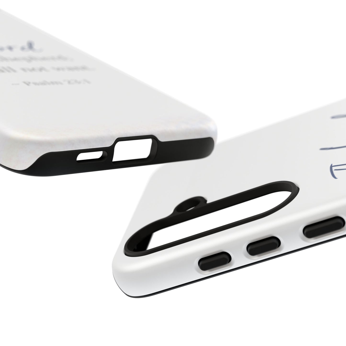 Psalm 23:1 Phone Case — "The Lord is my shepherd; I shall not want" Christian Protective Cover
