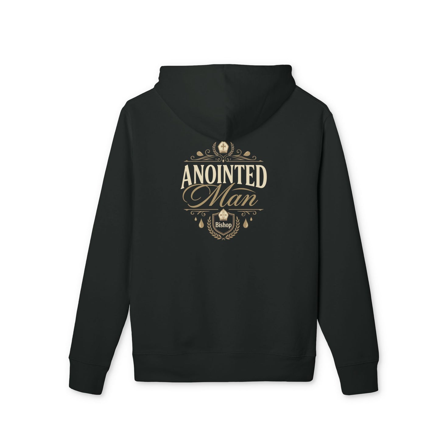 Anointed Man Hoodie — Vintage Faith Graphic Pullover