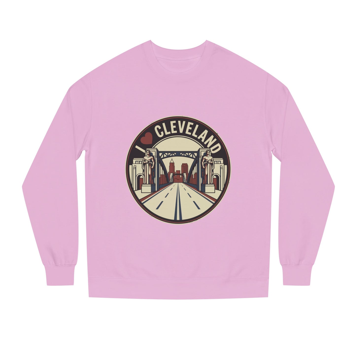 Cleveland Skyline Sweatshirt — I  Cleveland Retro City Crewneck