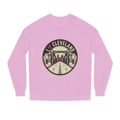 Cleveland Skyline Sweatshirt — I  Cleveland Retro City Crewneck
