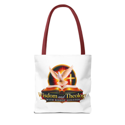 Christian Wisdom & Theology Tote Bag — 'Wisdom and Theology with Bishop Houston' Inspirational Faith Tote