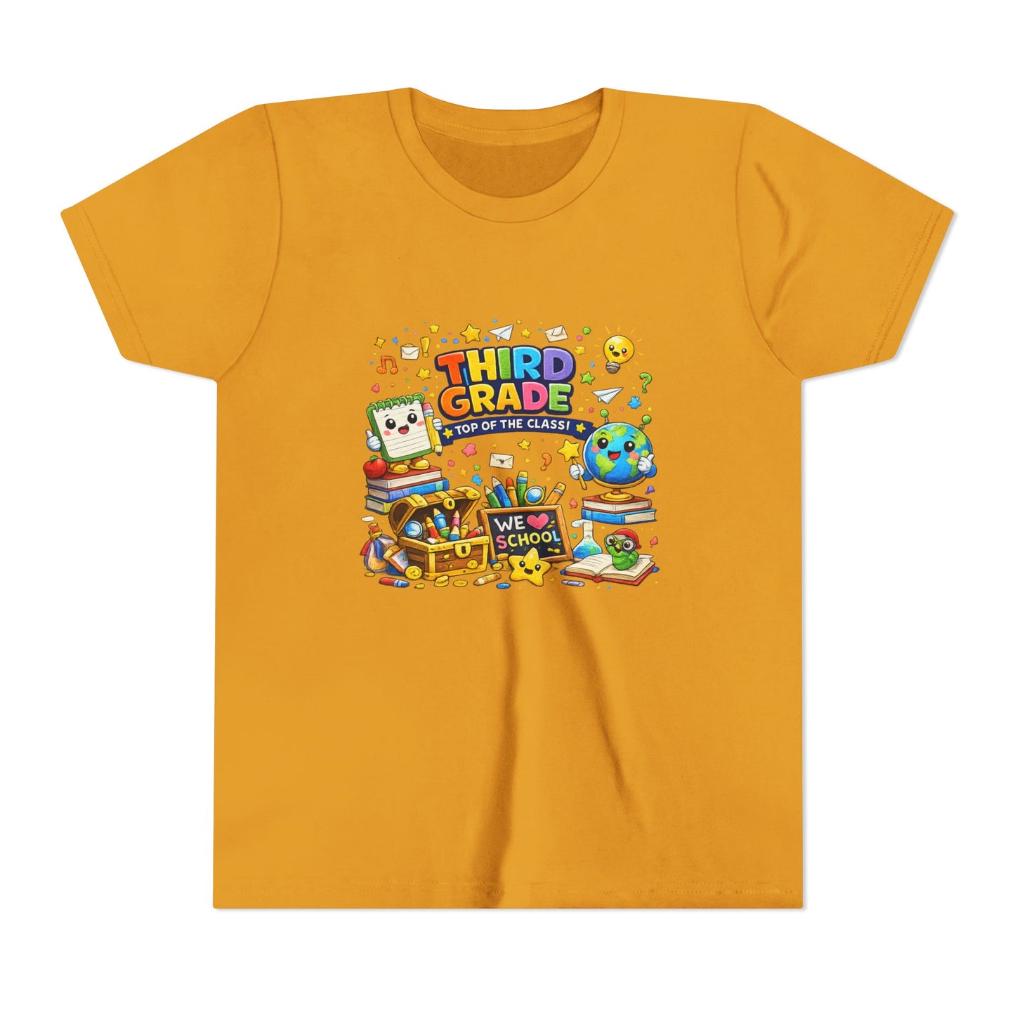 Third Grade Kids Tee — "Third Grade Out of the Classroom" Back-to-School Youth Shirt