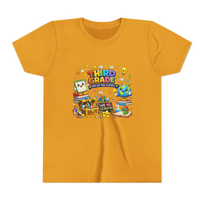 Third Grade Kids Tee — "Third Grade Out of the Classroom" Back-to-School Youth Shirt