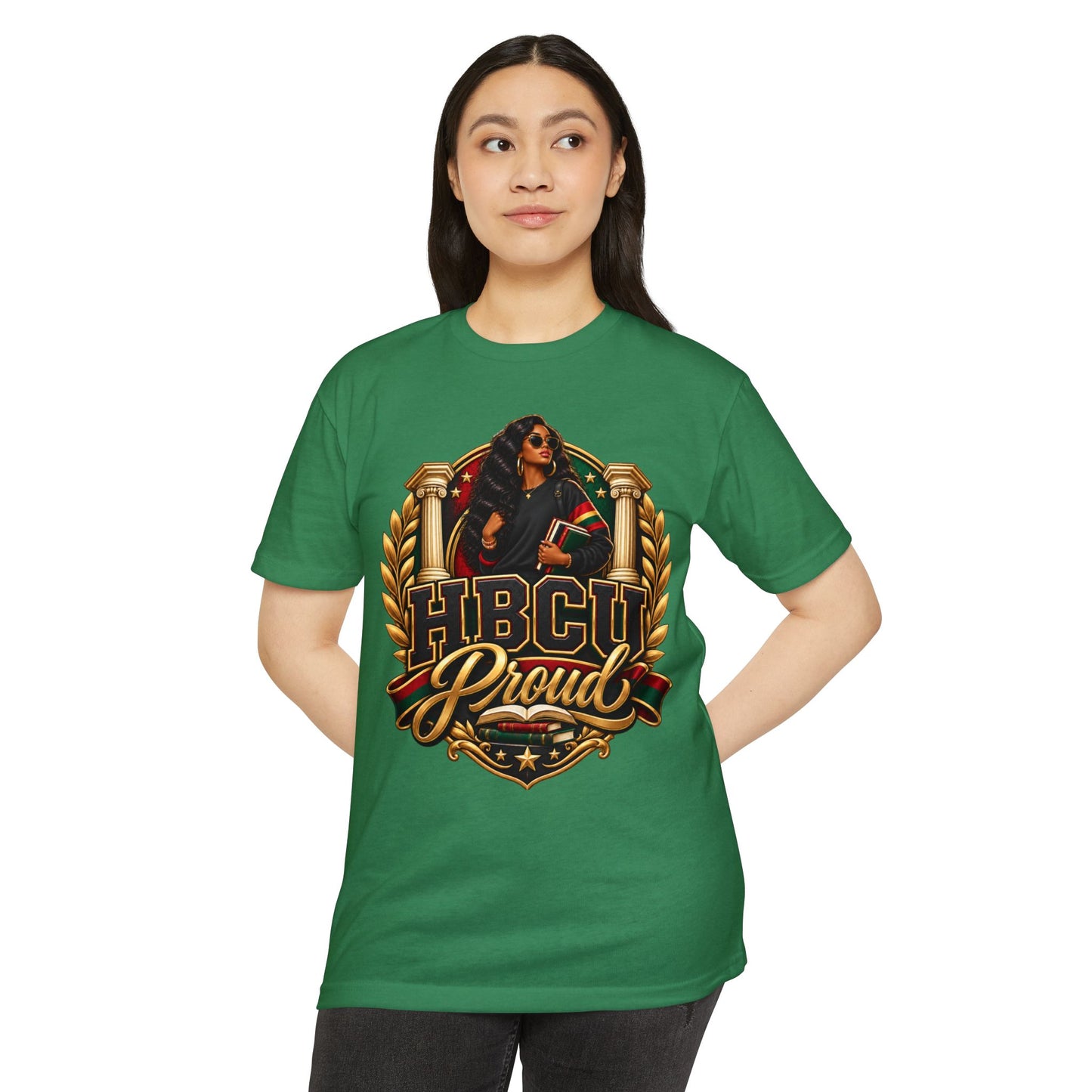 HBCU Proud T-Shirt — Black Graduate Crest Tee