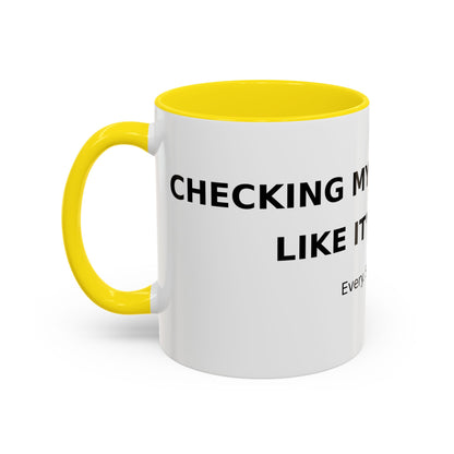 Coffee Mug – 'Monitoring My Blood Sugar Like It’s My Job. Every. Single. Day.'