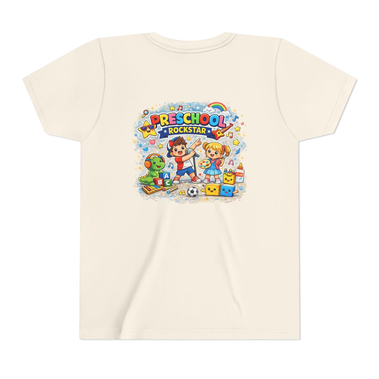 Preschool Rockstar Youth Tee — Cute Back-to-School Toddler Shirt