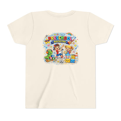 Preschool Rockstar Youth Tee — Cute Back-to-School Toddler Shirt