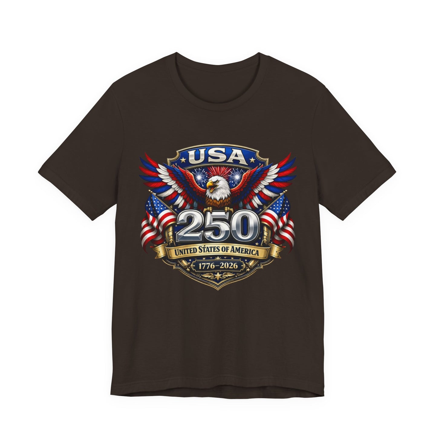 USA 250th Eagle T-Shirt — 1776–2026 Patriotic American Independence Tee