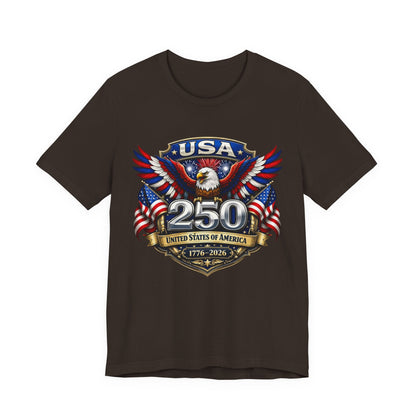 USA 250th Eagle T-Shirt — 1776–2026 Patriotic American Independence Tee
