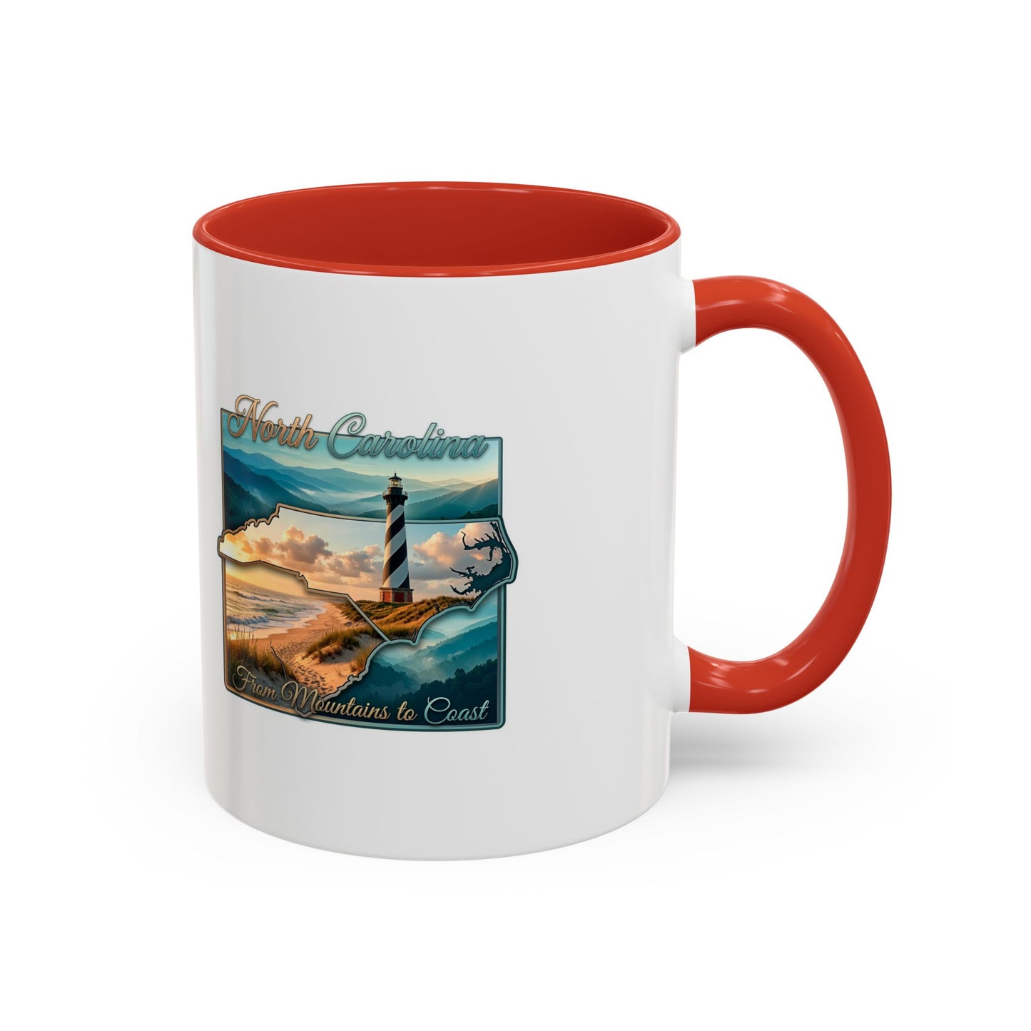 Coastal Lighthouse Coffee Mug – From Mountains to Coast Accent Mug
