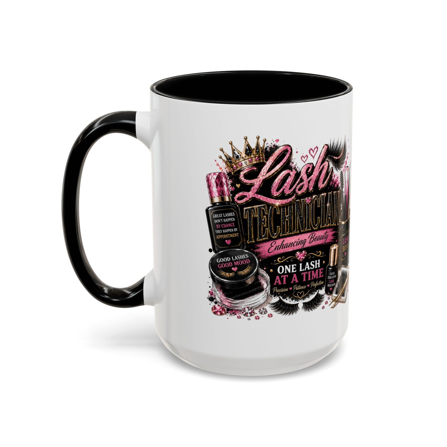 Lash Technician Coffee Mug — "Lash Technician: One Lash at a Time" Accent Mug
