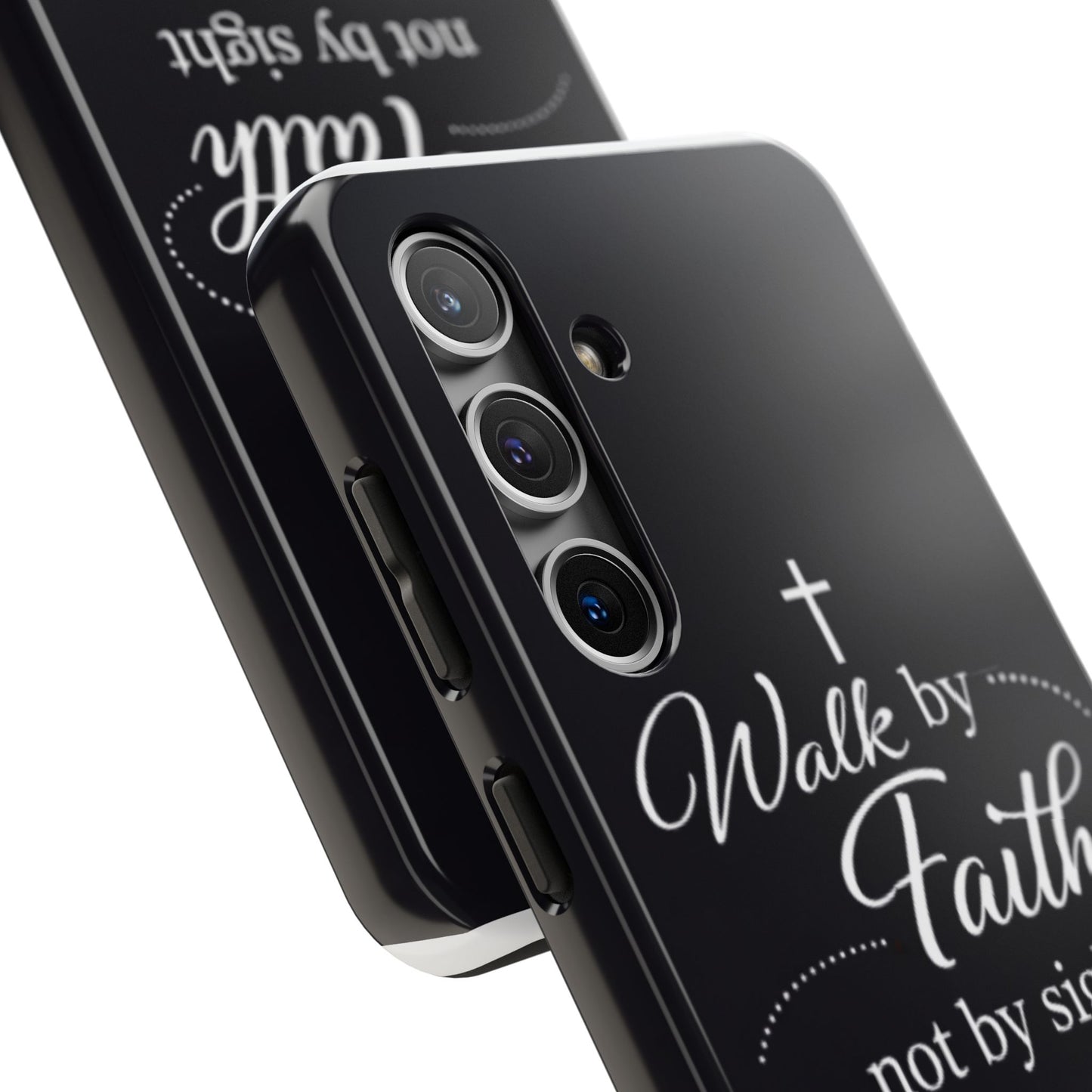Walk by Faith Tough Phone Case – Christian Inspirational Scripture Design