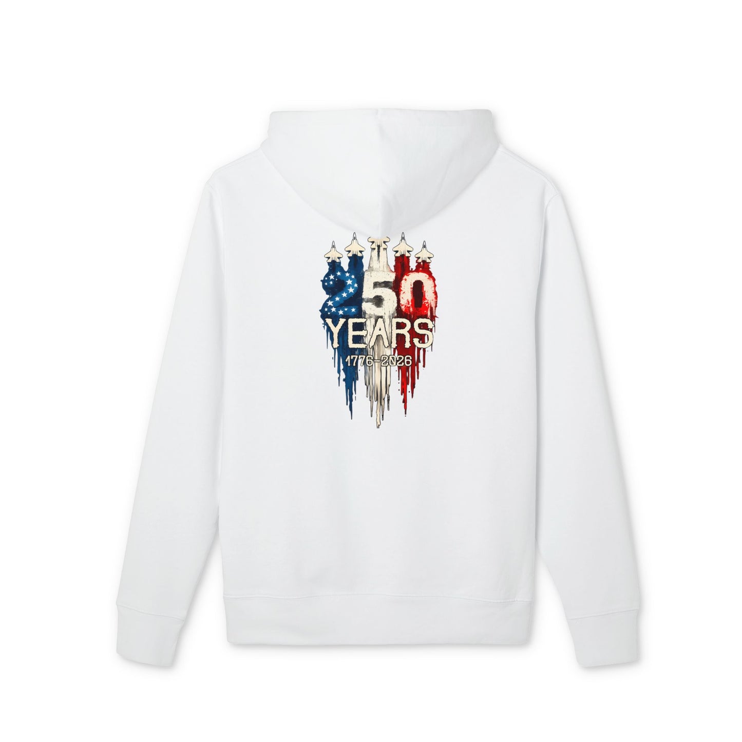 50 Years American Flag Anniversary Hoodie — Patriotic 4th of July Celebration Sweatshirt