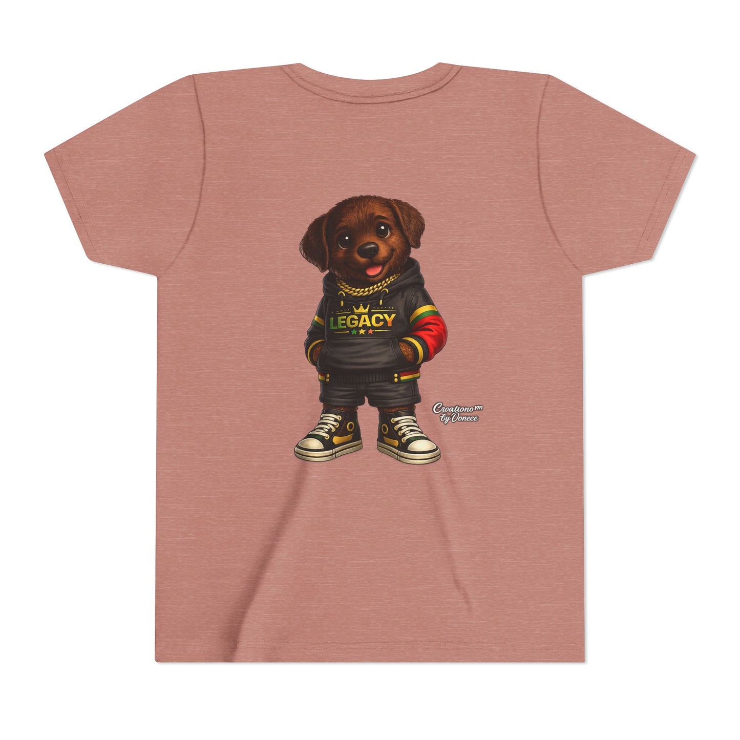 Youth Dog Tee — 'Legacy' Streetwear Puppy Graphic Shirt
