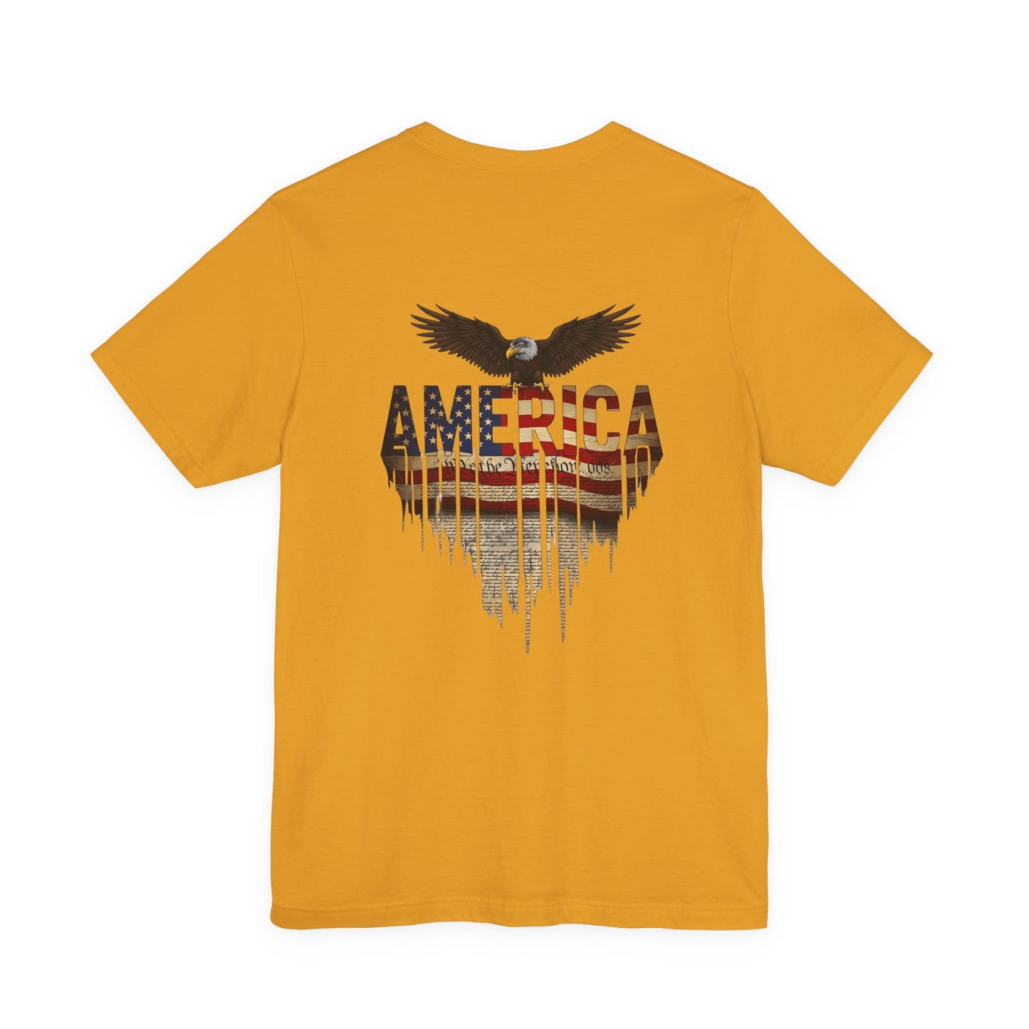 America Eagle Flag Graphic T‑Shirt — Patriotic USA Tee for 4th of July