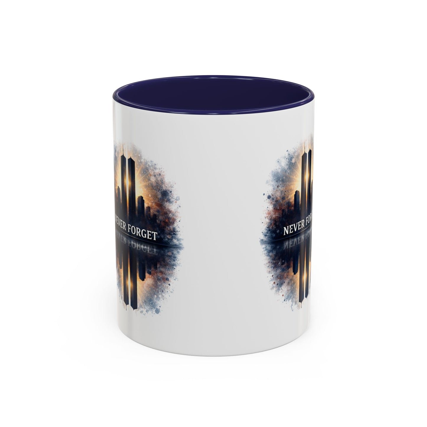 Never Forget 9/11 Memorial Accent Coffee Mug (11/15oz)