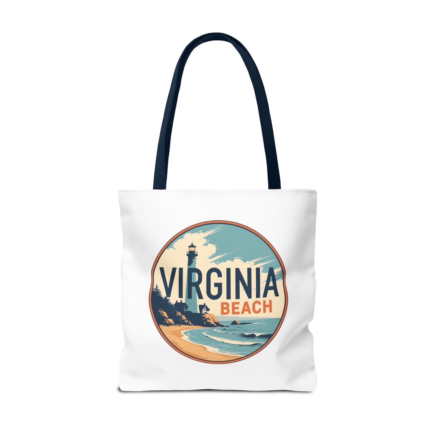 Virginia Beach Vintage Lighthouse Tote Bag