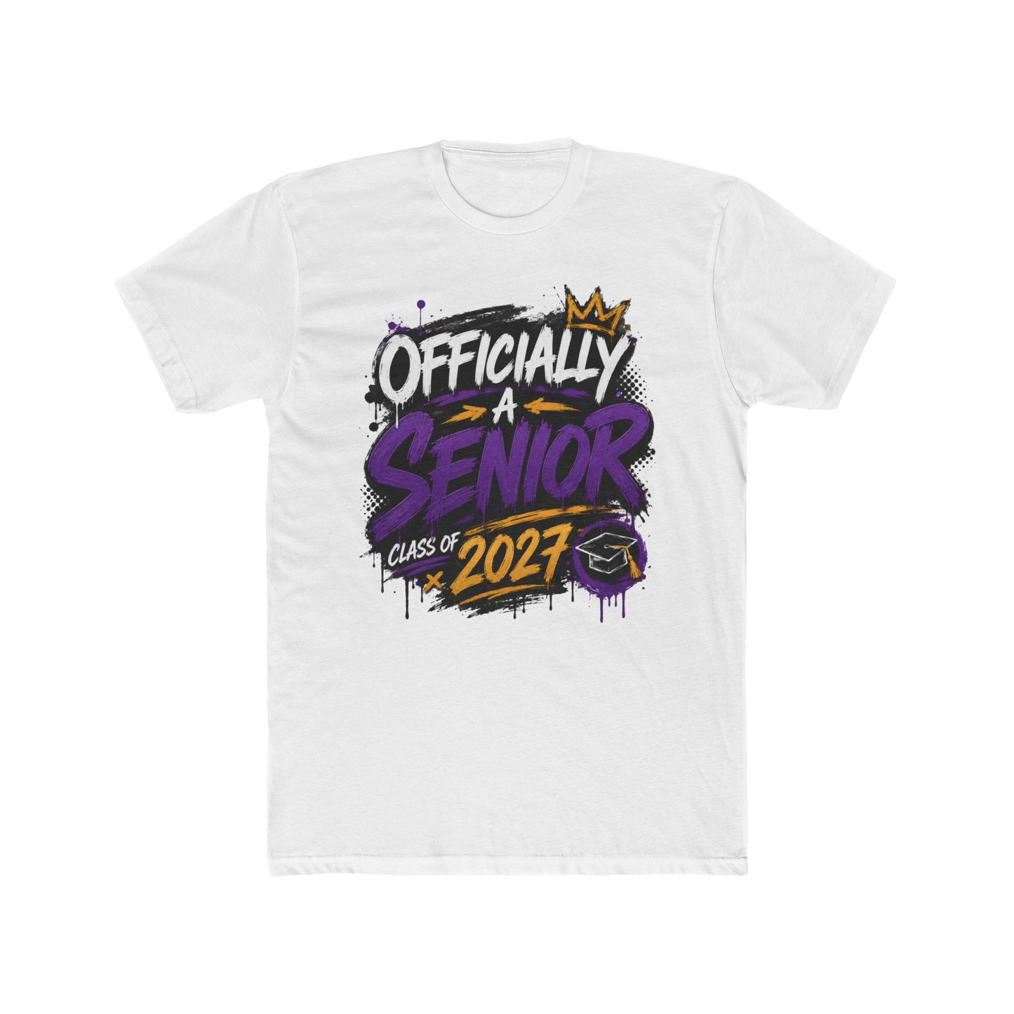 Officially A Senior Class of 2027 T-Shirt — Graduation Tee for High School Seniors