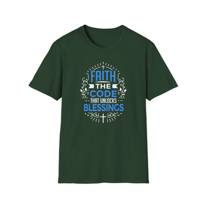 Faith The Code That Unlocks Blessings T-Shirt