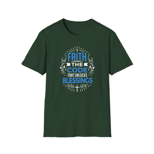 Faith The Code That Unlocks Blessings T-Shirt