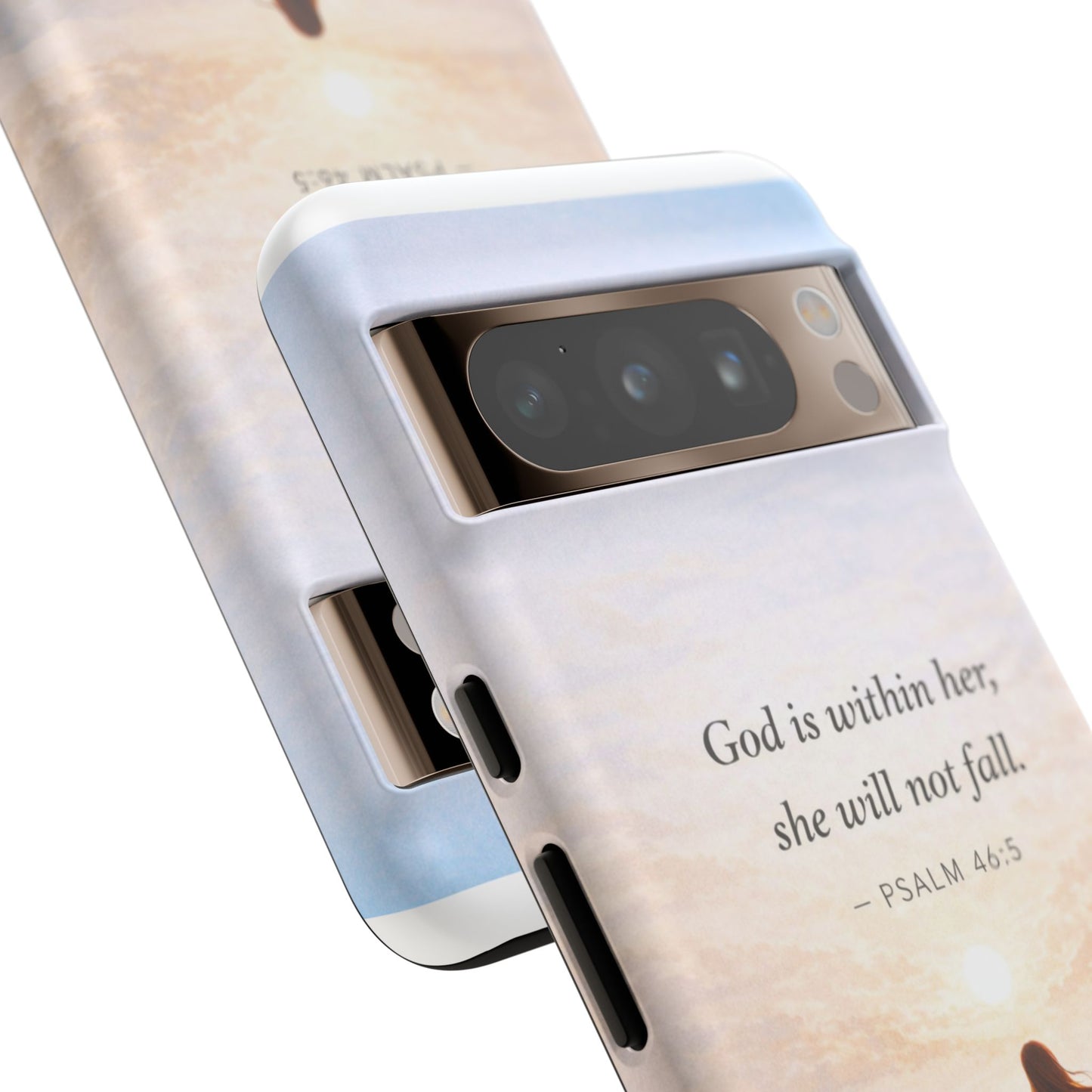 Inspirational Psalm 46:5 Phone Case — 'God is within her, she will not fall' Christian Phone Cover