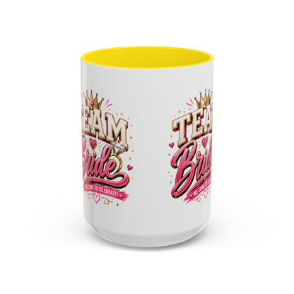 Team Bride Coffee Mug — 'Team Bride' Bachelorette Accent Mug (11/15oz)