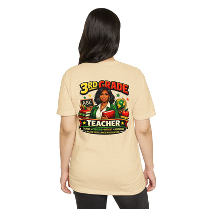 3rd Grade Teacher T‑Shirt – Black Excellence in Education Design
