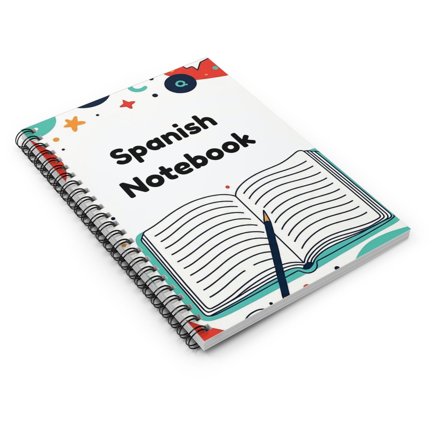 Spanish Notebook — Spiral Ruled Journal for Students & Language Learners