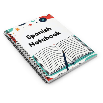 Spanish Notebook — Spiral Ruled Journal for Students & Language Learners