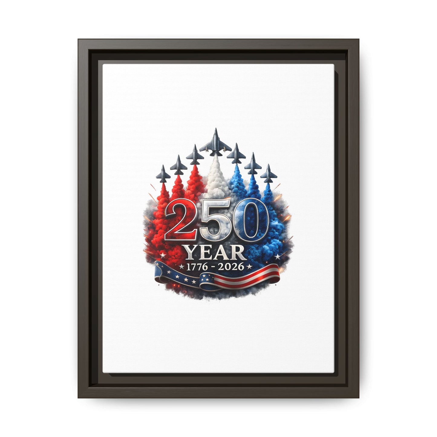 Matte Canvas, Framed (Multi-color)