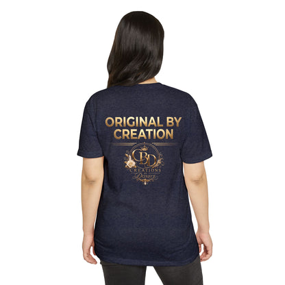 Original By Creation Logo T-Shirt — Gold Crest Designer Tee
