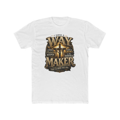 Waymaker T-Shirt — Christian Faith Graphic Tee with Cross and Inspirational Verse