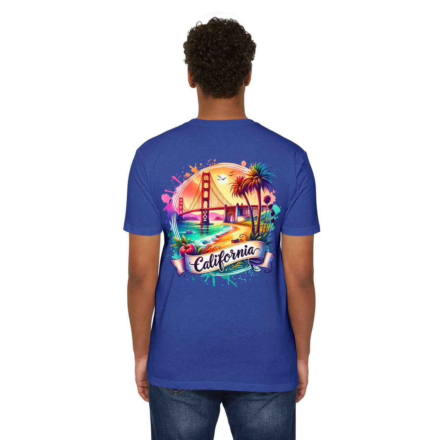 California Sunset T-Shirt — Golden Gate Palm Beach Graphic Tee