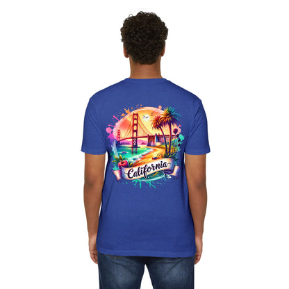California Sunset T-Shirt — Golden Gate Palm Beach Graphic Tee