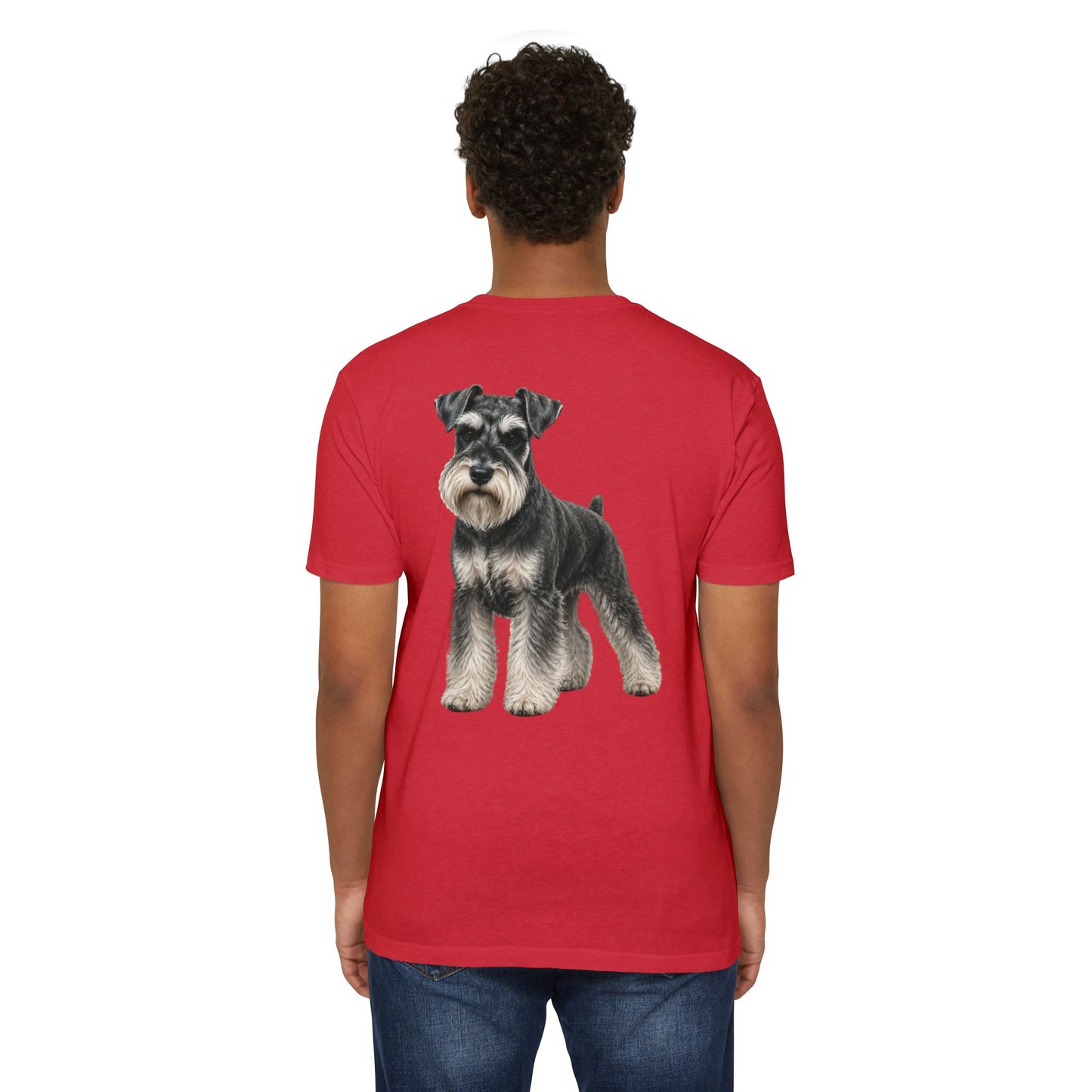 Schnauzer Dog T-Shirt — Realistic Miniature Schnauzer Graphic Tee