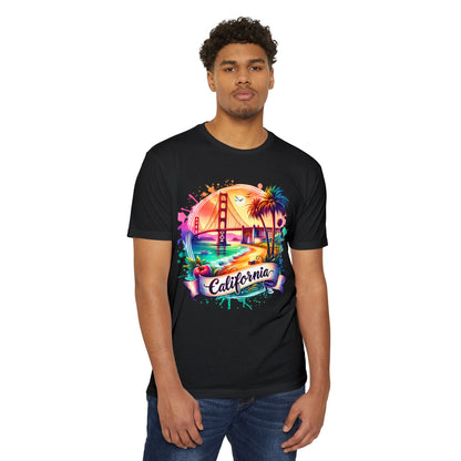 California Sunset T-Shirt — Golden Gate Palm Beach Graphic Tee