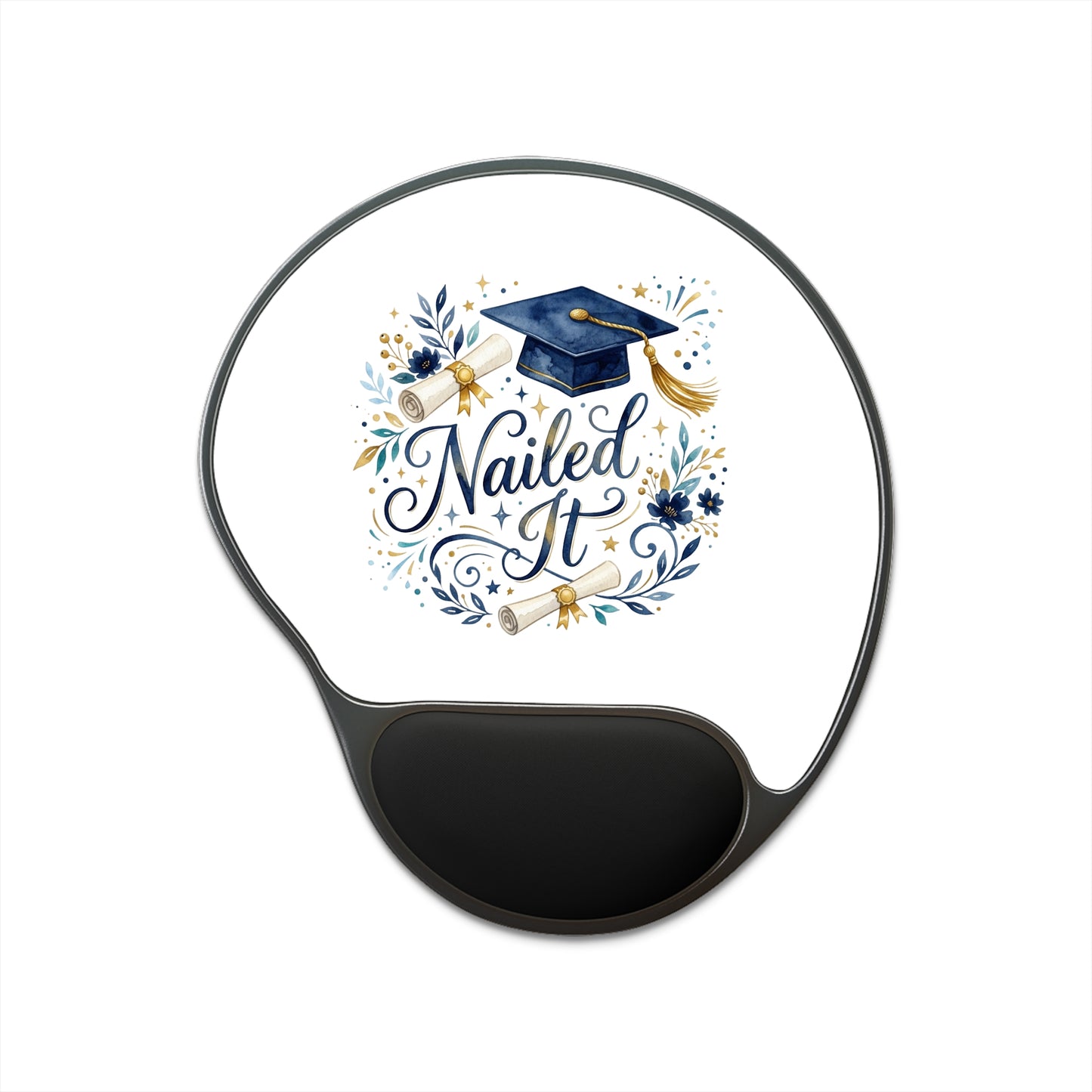 Graduation 'Nailed It' Mouse Pad with Wrist Rest