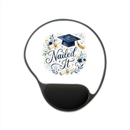 Graduation 'Nailed It' Mouse Pad with Wrist Rest