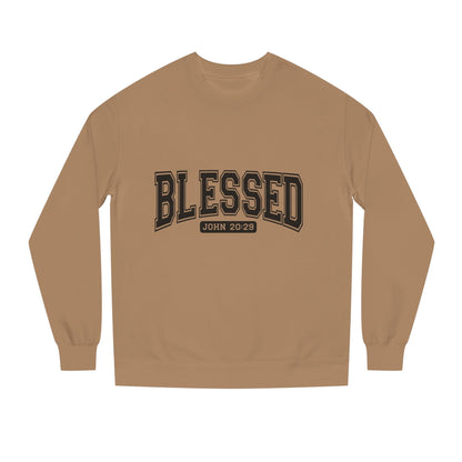 Blessed Crewneck Sweatshirt - John 20:29 Christian Pullover