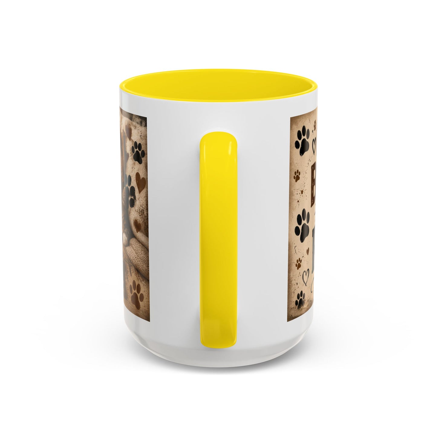 Dog & Cat Coffee Mug - "Less People, More Dogs & Cats" Accent Ceramic Mug