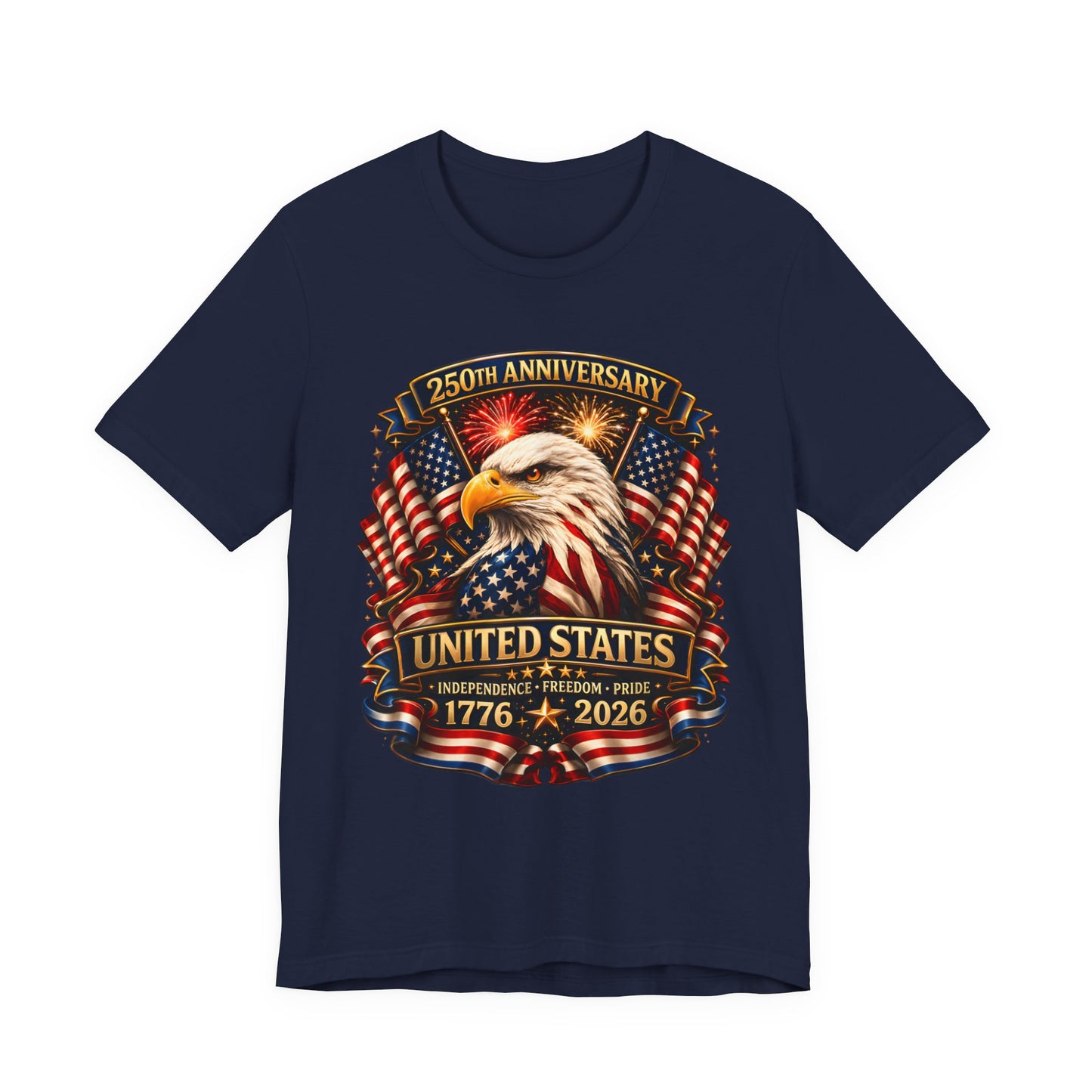 1776–2026 United States 250th Anniversary Eagle T-Shirt