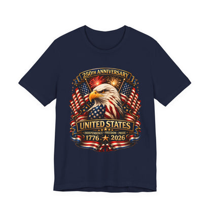 1776–2026 United States 250th Anniversary Eagle T-Shirt