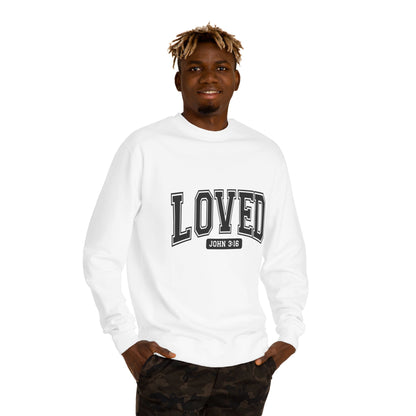 Loved John 3:16 Sweatshirt — Christian Faith Crewneck