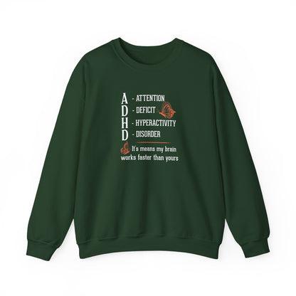 ADHD Awareness Crewneck Sweatshirt