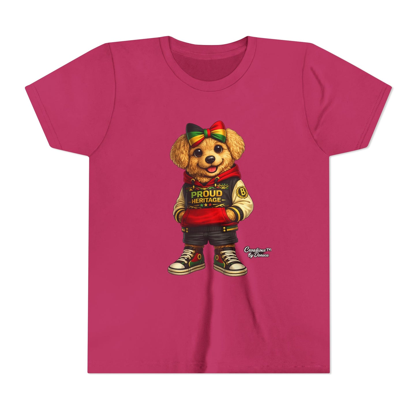 Kids Rasta Bear 'Proud Heritage' Tee
