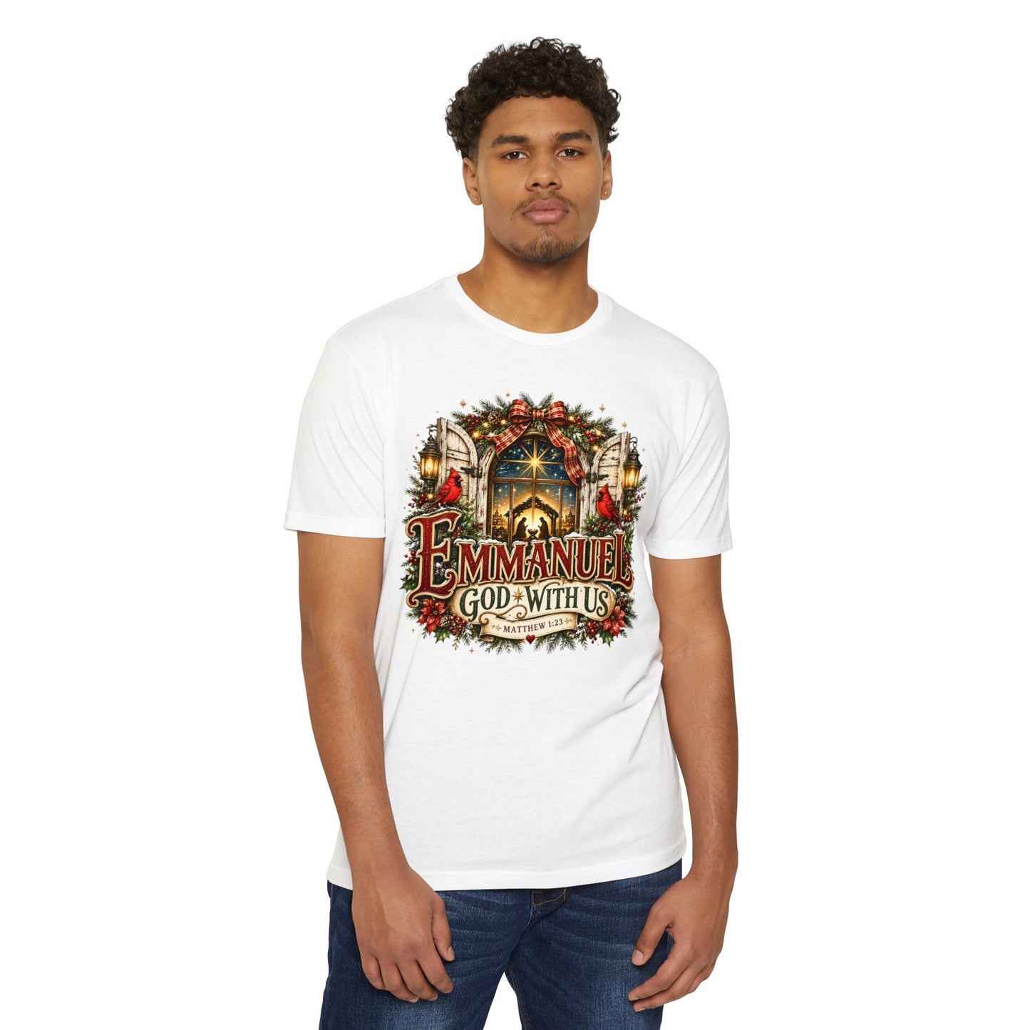 Emmanuel "God With Us" Christmas T-Shirt