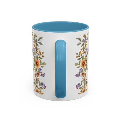 Mom Floral Coffee Mug — "Mom: The Quiet Strength..." Sentimental Mother's Day Gift (11/15oz)