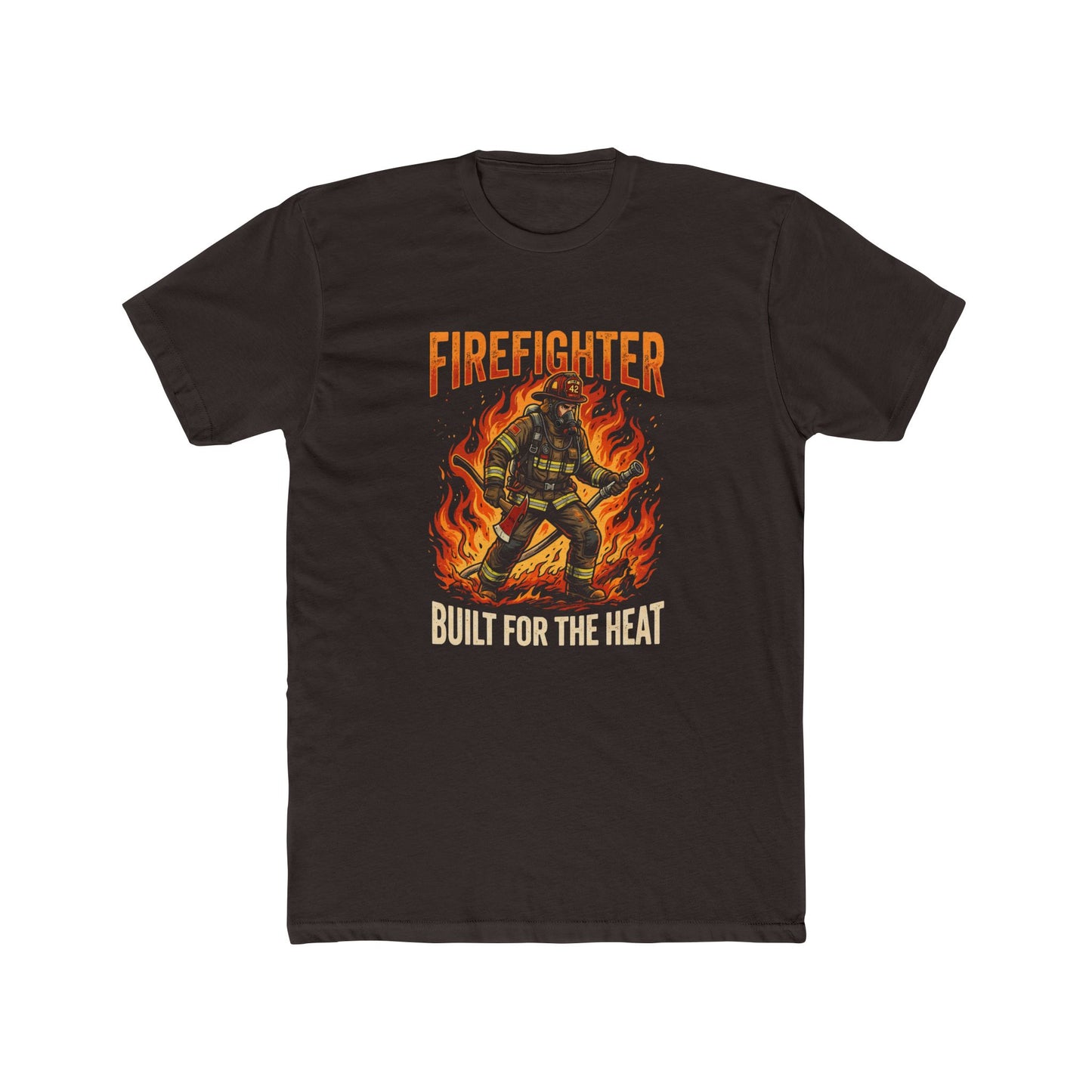 Firefighter T-Shirt – Built for the Heat Graphic Tee