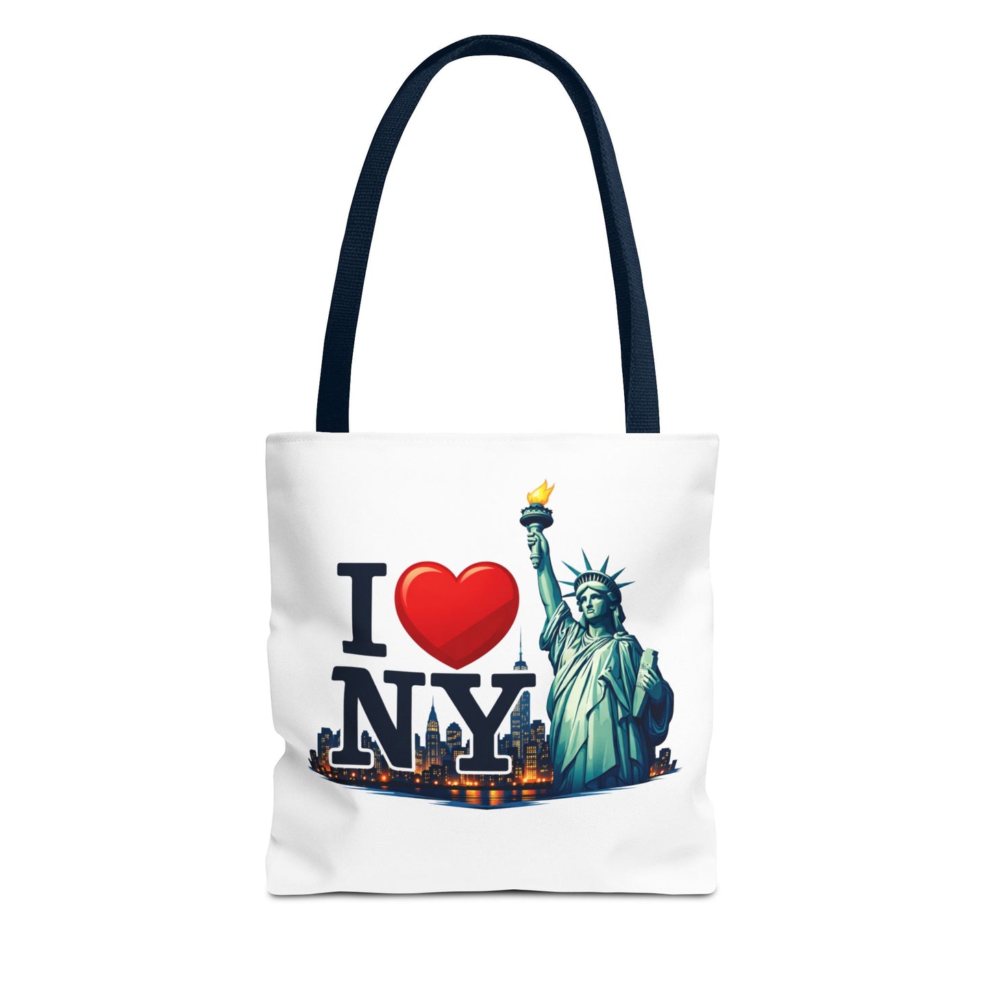 I  NY Statue of Liberty Tote Bag — New York City Souvenir Canvas Tote